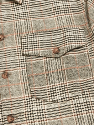 brown check