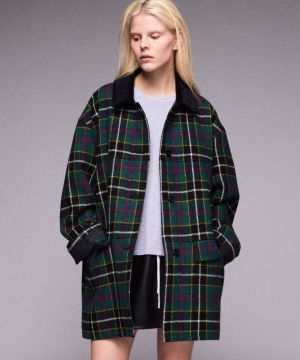 black checked
